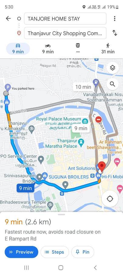 Tanjore Home Stay Thanjavur Exteriör bild