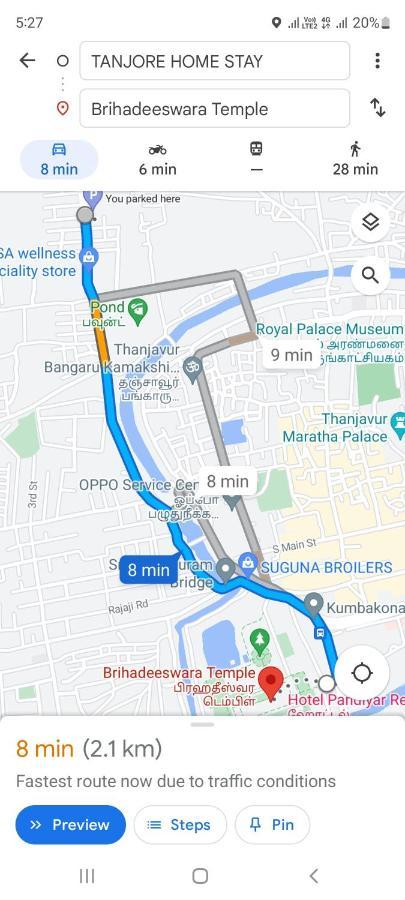 Tanjore Home Stay Thanjavur Exteriör bild
