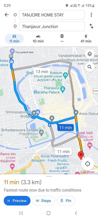 Tanjore Home Stay Thanjavur Exteriör bild